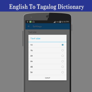 اسکرین شات برنامه English To Tagalog Dictionary 7