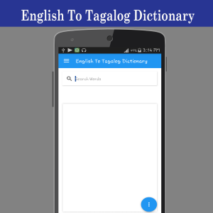 اسکرین شات برنامه English To Tagalog Dictionary 1