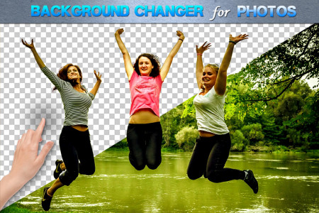 اسکرین شات برنامه Background changer of photos 1