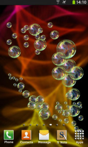 اسکرین شات 2 برنامه Photo Bubbles Live Wallpaper