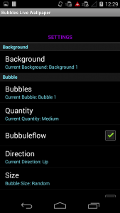 اسکرین شات 4 برنامه Photo Bubbles Live Wallpaper