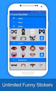 اسکرین شات برنامه Funny Photo Editor 4