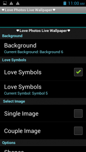 اسکرین شات برنامه Love Photos Live Wallpaper 5