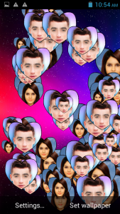 اسکرین شات 4 برنامه Love Photos Live Wallpaper
