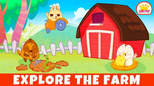 اسکرین شات بازی Baby Farm: Kids Learning Games 1
