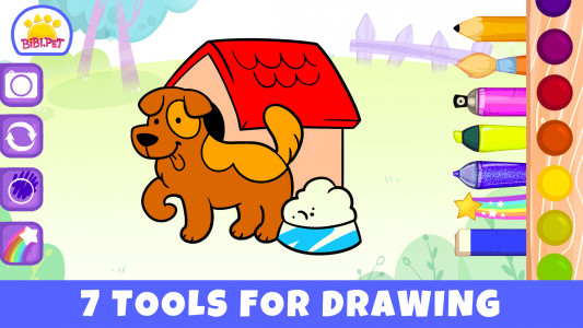 اسکرین شات بازی Bibi Drawing & Color Kids Game 3