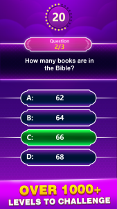 اسکرین شات 2 بازی Bible Trivia - Word Quiz Game