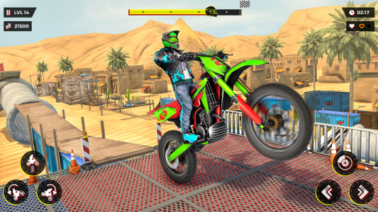 اسکرین شات بازی Mega Ramp Bike Stunt Games 3D 5