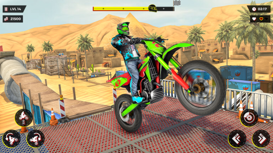 اسکرین شات 5 بازی Mega Ramp Bike Stunt Games 3D