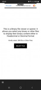 اسکرین شات برنامه Bin File Opener & Viewer 1