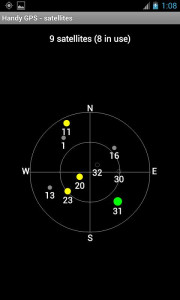 اسکرین شات 6 برنامه Handy GPS lite