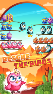 اسکرین شات 6 بازی Bird Sort Puzzle: Color Game