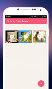 اسکرین شات 1 برنامه Birthday Slideshow with Music