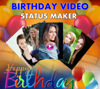 اسکرین شات برنامه mv master birthday video maker 1