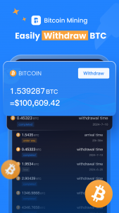 اسکرین شات 4 برنامه Bitcoin mining - Miner NFT