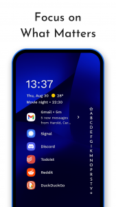 اسکرین شات برنامه Niagara Launcher ‧ Home Screen 1