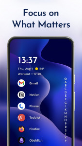 اسکرین شات برنامه Niagara Launcher ‧ Home Screen 1