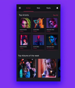 اسکرین شات 6 برنامه Social Music Player & Radio Pl