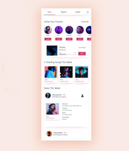 اسکرین شات 4 برنامه Social Music Player & Radio Pl