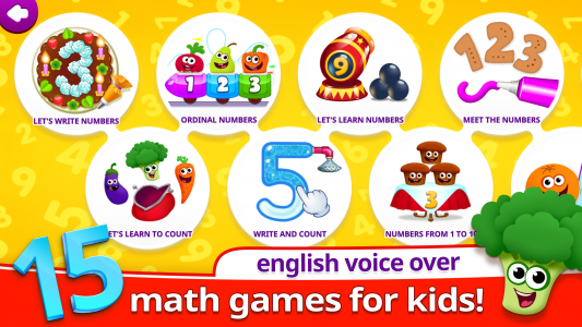 اسکرین شات بازی Math kids 123 counting game! 1