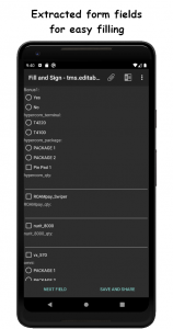 اسکرین شات 2 برنامه Fill and Sign PDF Forms
