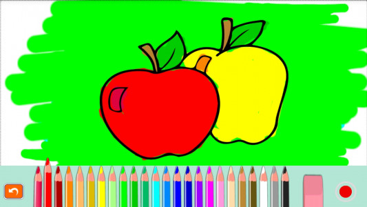 اسکرین شات بازی کتاب رنگ آمیزی میوه ها 6
