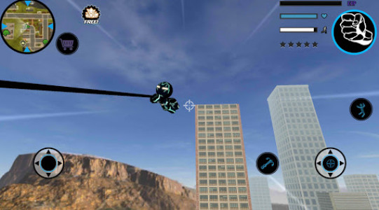اسکرین شات بازی Neon Iron Stickman Rope Hero City Gangstar Mafia 6