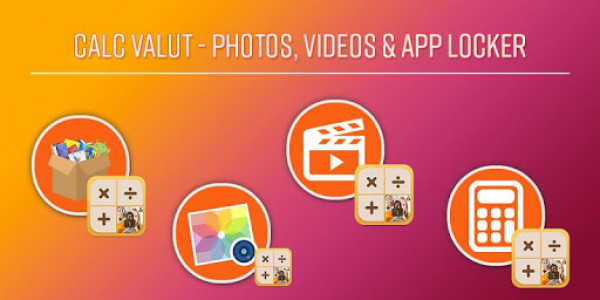 اسکرین شات برنامه Calc Vault - Photos, Videos & Application Locker 1