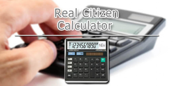 اسکرین شات برنامه Real Citizen Calculator 1