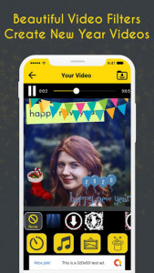 اسکرین شات برنامه Happy New Year Video Maker 2020 - Photo Slideshow 7