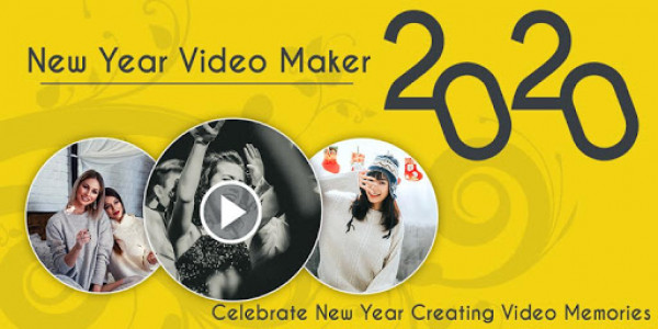 اسکرین شات برنامه Happy New Year Video Maker 2020 - Photo Slideshow 1