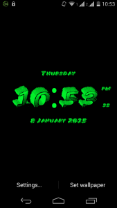 اسکرین شات 5 برنامه 3D Clock Live Wallpaper