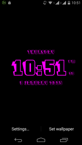 اسکرین شات 4 برنامه 3D Clock Live Wallpaper