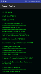 اسکرین شات برنامه کدهای مخفی 2