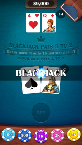 اسکرین شات بازی Blackjack 21: casino card game 3