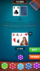 اسکرین شات بازی Blackjack 21: casino card game 4