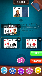 اسکرین شات بازی Blackjack 21: casino card game 5