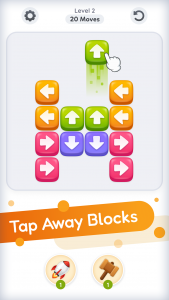 اسکرین شات 1 بازی Block Escape - Tap Away Puzzle
