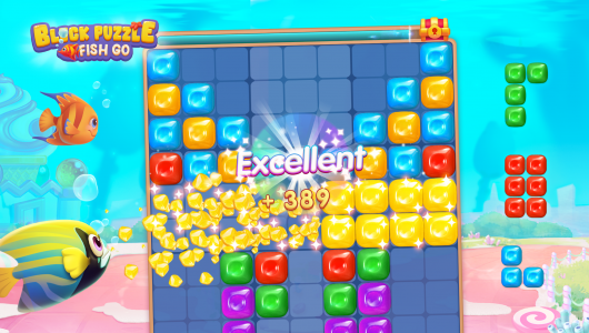 اسکرین شات بازی Block Puzzle 99: Fish Go 3
