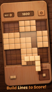 اسکرین شات بازی Wood Block Puzzle 3D 1