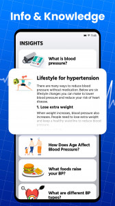 اسکرین شات برنامه Blood Pressure App Pro 5