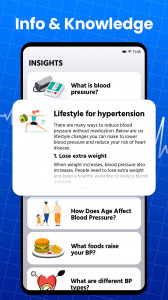 اسکرین شات 5 برنامه Blood Pressure App Pro