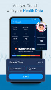 اسکرین شات برنامه Blood Pressure App: BP Tracker 2