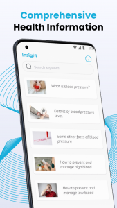 اسکرین شات برنامه Blood Sugar & Pressure Tracker 5