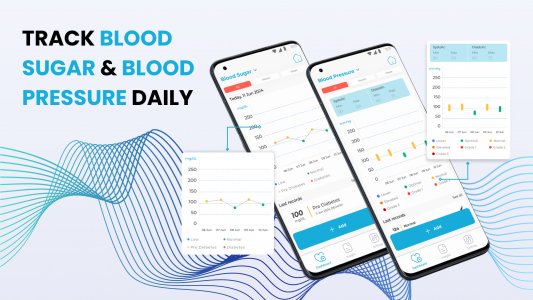 اسکرین شات برنامه Blood Sugar & Pressure Tracker 7