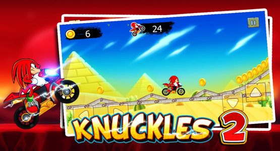 اسکرین شات 3 بازی Knuckles Hedgehog Moto Climb
