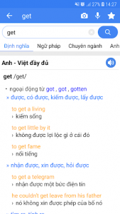 اسکرین شات برنامه English Vietnamese Dictionary - Tu Dien Anh Viet 2