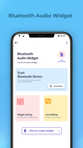 اسکرین شات برنامه Bluetooth Audio Widget : Connect & Volume Widget 3