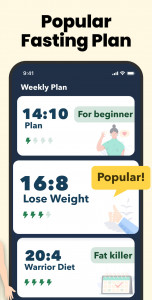 اسکرین شات برنامه 168 Intermittent Fasting App 4