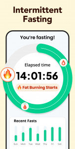 اسکرین شات 2 برنامه Fasting - Intermittent Fasting